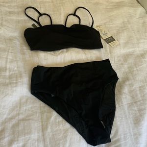 Vuori Black Dune High Waisted Bikini